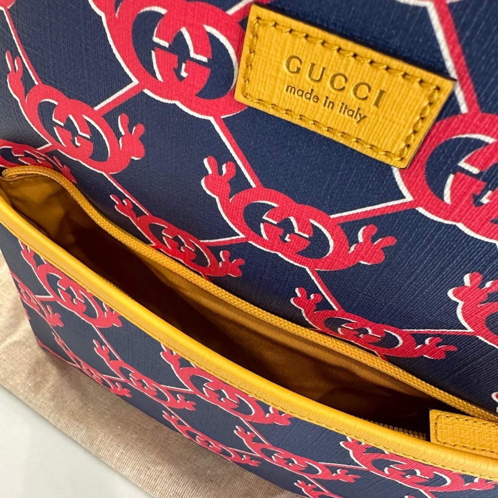 Gucci Interlocking GG Logo Print Backpack - Picture 4 of 9